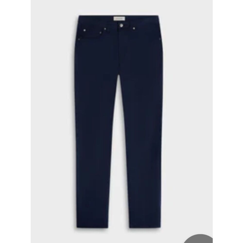 Bugatchi Navy “Preston” Stretch 5-pocket pant/jeans